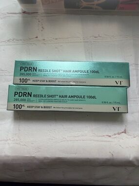 Vt cosmetics pdrn reedle shot hair ampoule NIB set of 2